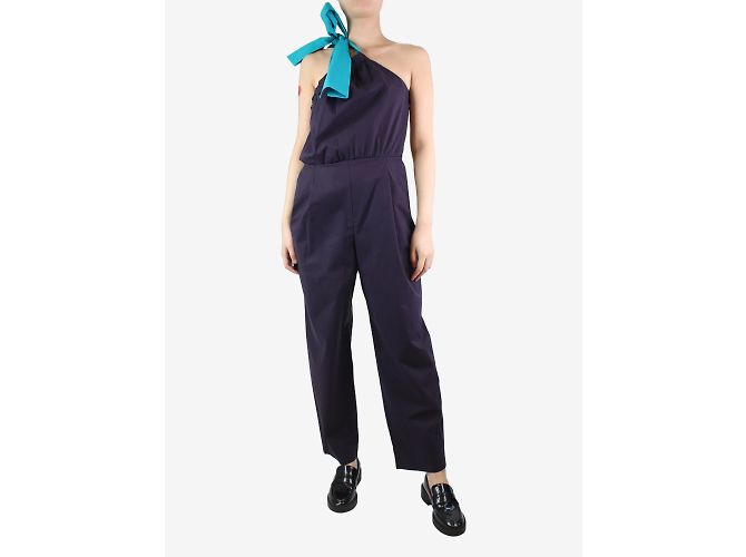 Msgm Tuta monospalla viola - taglia UK 14 Porpora - vista 4