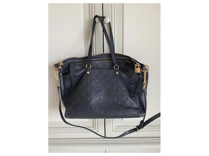 Borsa Lumineuse Louis Vuitton Blu navy - vista 3