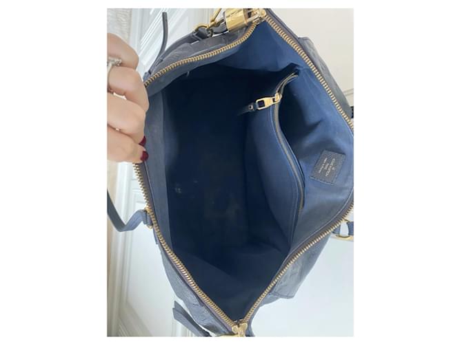 Borsa Lumineuse Louis Vuitton Blu navy - vista 4