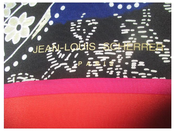 Sciarpa in seta multicolore Jean Louis Scherrer - vista 5