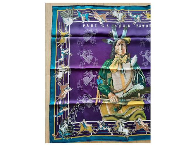 Hermès Hermes "Pani La Shar Pawnee" Multicolore - vista 9