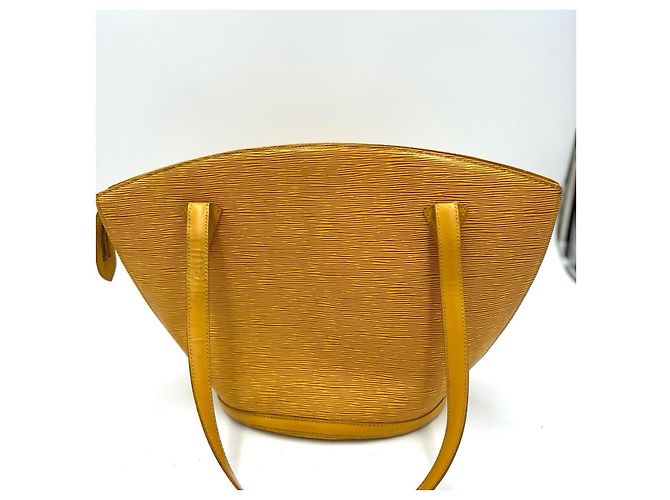 Borsa a mano Louis Vuitton Saint Jacques Epi Gialla Giallo - vista 3