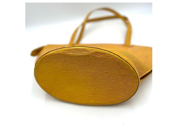 Borsa a mano Louis Vuitton Saint Jacques Epi Gialla Giallo - vista 4