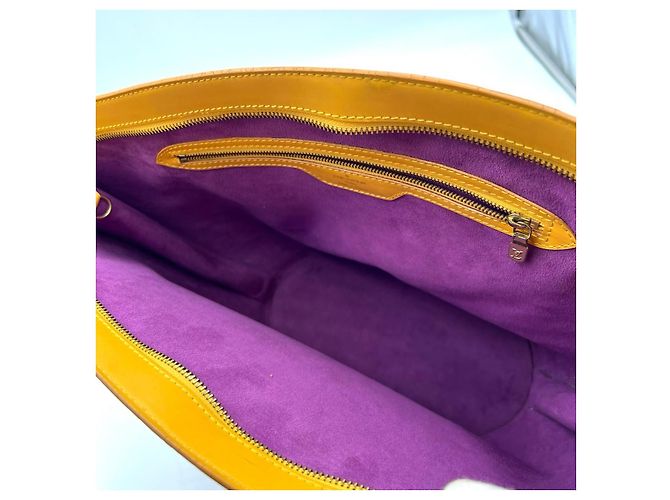 Borsa a mano Louis Vuitton Saint Jacques Epi Gialla Giallo - vista 5