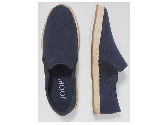 Joop! Joop nuovo mocassino slip on estivo leggero Bianco Blu - vista 2