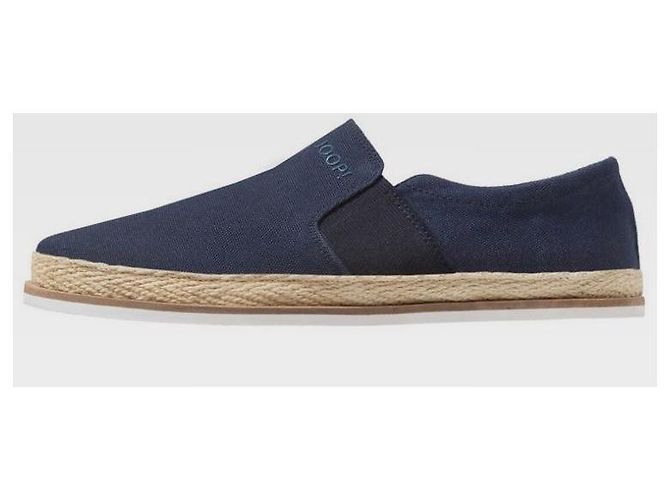 Joop! Joop nuovo mocassino slip on estivo leggero Bianco Blu - vista 3