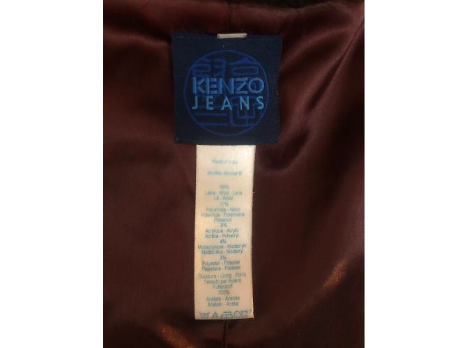 KENZO Jacken T.fr 38 Wolle Mehrfarben - Ansicht 20