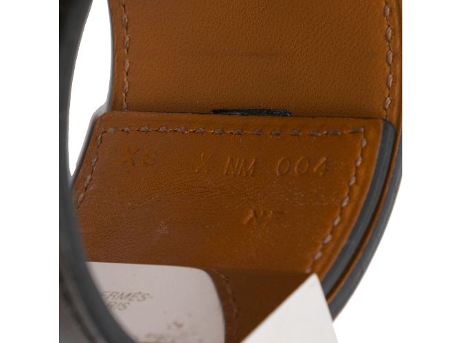 Ring Hermès Pulseiras HERMESCouro Prata - vista 4