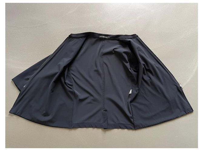 Marithé et François Girbaud M+F girbaud black zipped jacket, T mandarin collar. 40 - vintage - view 13