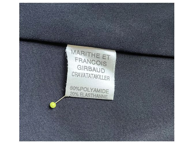 Marithé et François Girbaud M+F girbaud black zipped jacket, T mandarin collar. 40 - vintage - view 6