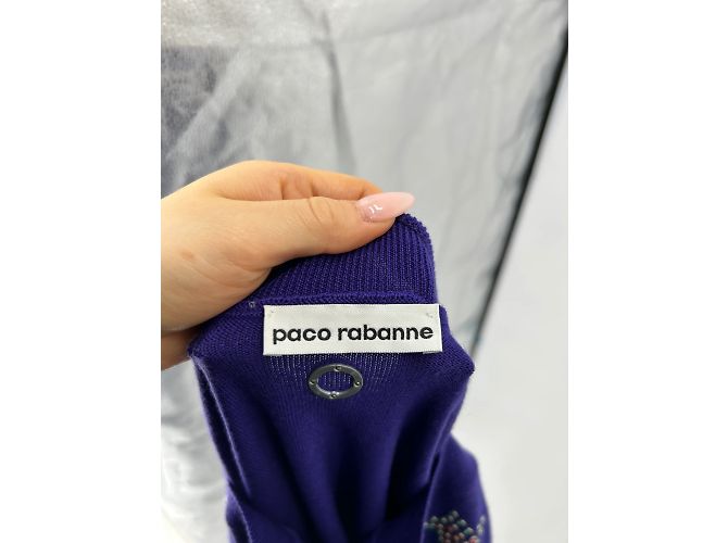 Paco Rabanne Strickwaren T.International S Wolle Lila - Ansicht 5
