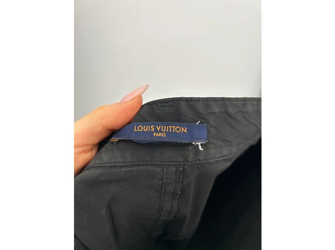 Louis Vuitton Hose T.FR 36 Baumwolle Schwarz - Ansicht 4