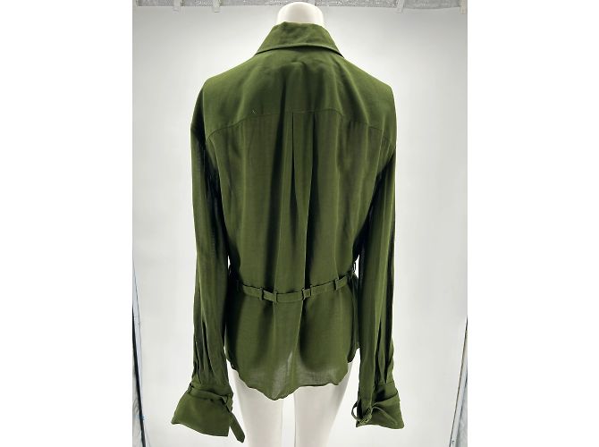 Jacquemus tops T.FR 36 Viscosa Verde - vista 2