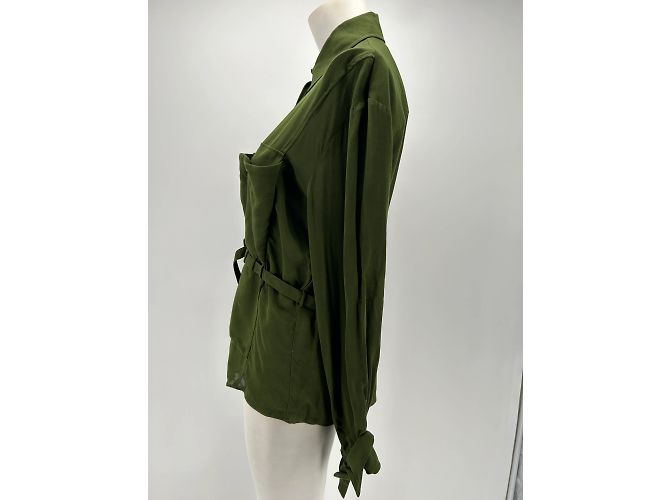 Jacquemus tops T.FR 36 Viscosa Verde - vista 3