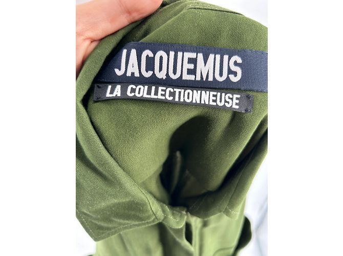 Jacquemus tops T.FR 36 Viscosa Verde - vista 4