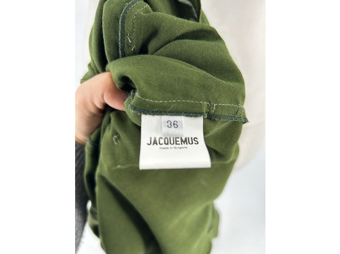Jacquemus tops T.FR 36 Viscosa Verde - vista 5