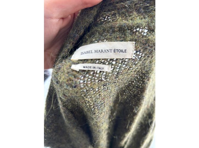 Isabel Marant Etoile Strickwaren T.FR 36 Wolle Khaki - Ansicht 4