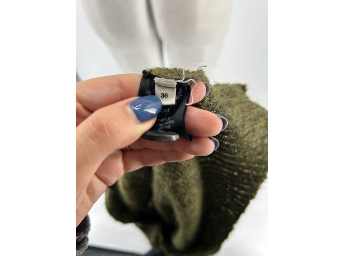 Isabel Marant Etoile Strickwaren T.FR 36 Wolle Khaki - Ansicht 5