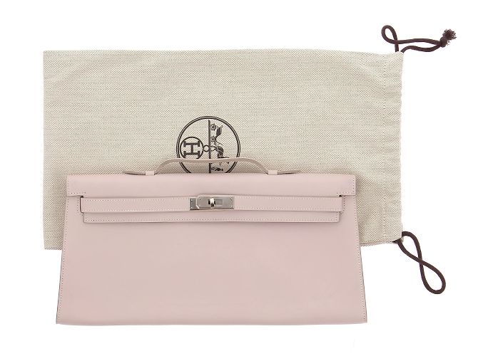 Hermès Borse a mano HERMES T. Pelle Rosa - vista 10