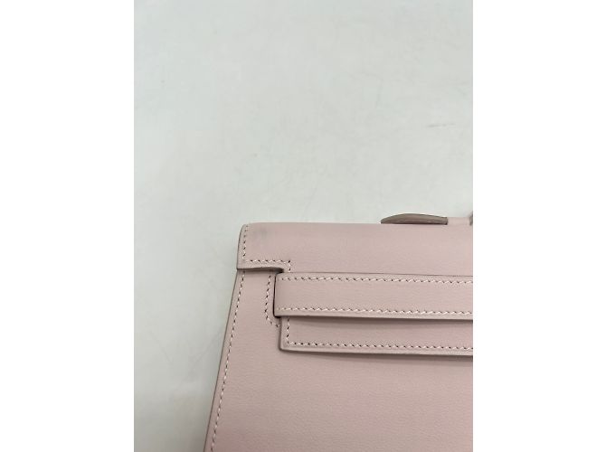Hermès Borse a mano HERMES T. Pelle Rosa - vista 7