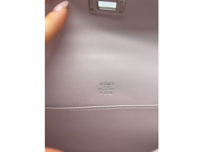 Hermès Borse a mano HERMES T. Pelle Rosa - vista 8