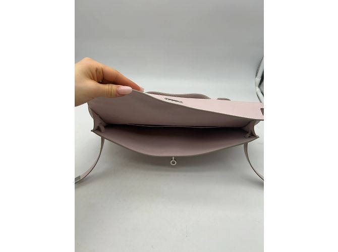 Hermès Borse a mano HERMES T. Pelle Rosa - vista 9