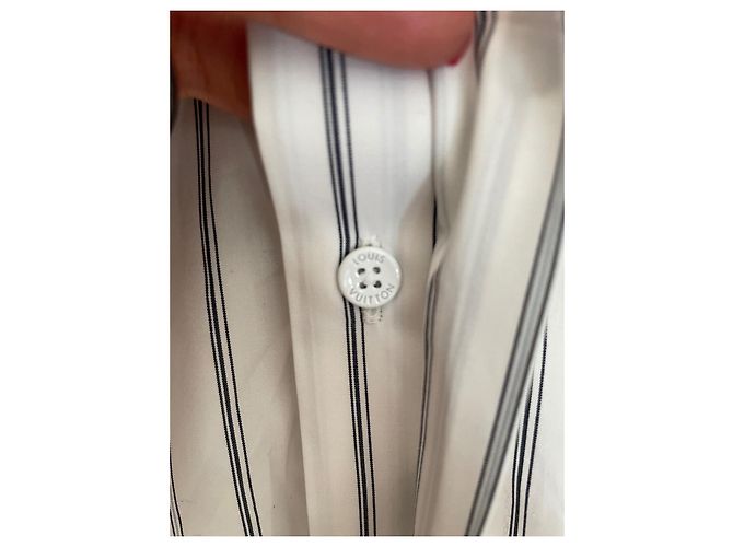 Louis Vuitton Shirts White Blue - view 10