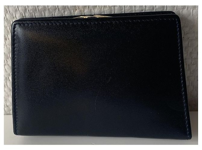 Christian Dior Purses, wallets, cases Golden Dark blue - view 3