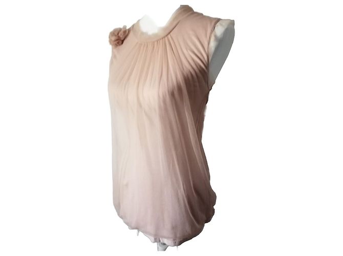Camisa Lanvin Rosa de Lyocell con Apliques de Rosa - vista 3