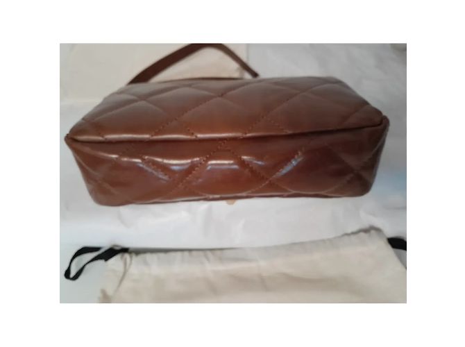 Borsa a mano Vanessa Bruno Moon in pelle marrone - vista 4