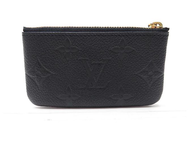 NEW LOUIS VUITTON KEY RING MONOGRAM EMPREINTE KEYS HOLDER Black - view 2