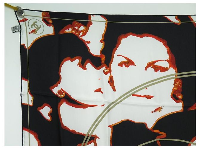 NUOVA SCIARPA CHANEL MADEMOISELLE COCO QUADRATA 90 Sciarpa di seta cm Multicolore - vista 2