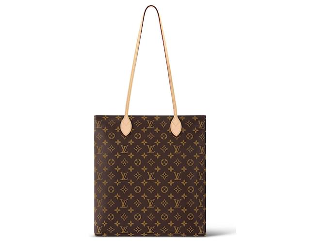 Louis Vuitton Carry It Monogram Canvas Handbag Brown - view 2