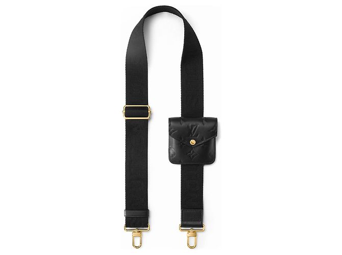 Louis Vuitton Utility Umhängetasche schwarzes Monogramm Leder - Ansicht 2