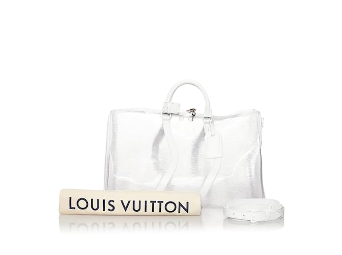 LOUIS VUITTON Sacs de voyage Keepall Blanc - vue 10