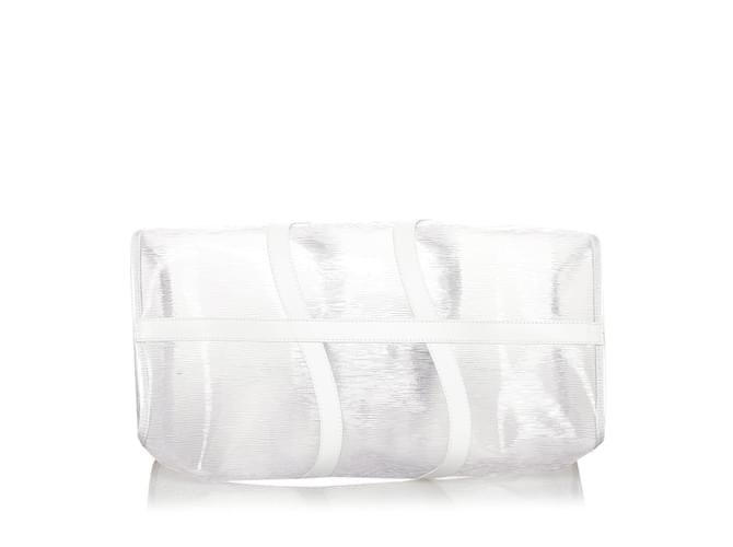 LOUIS VUITTON Sacs de voyage Keepall Blanc - vue 4