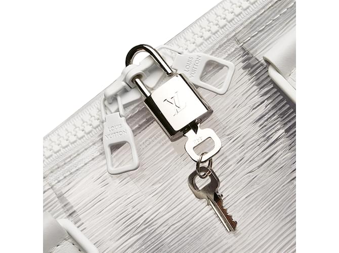 LOUIS VUITTON Sacs de voyage Keepall Blanc - vue 8