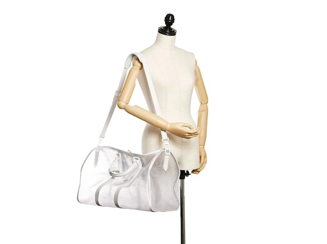LOUIS VUITTON Sacs de voyage Keepall Blanc - vue 9
