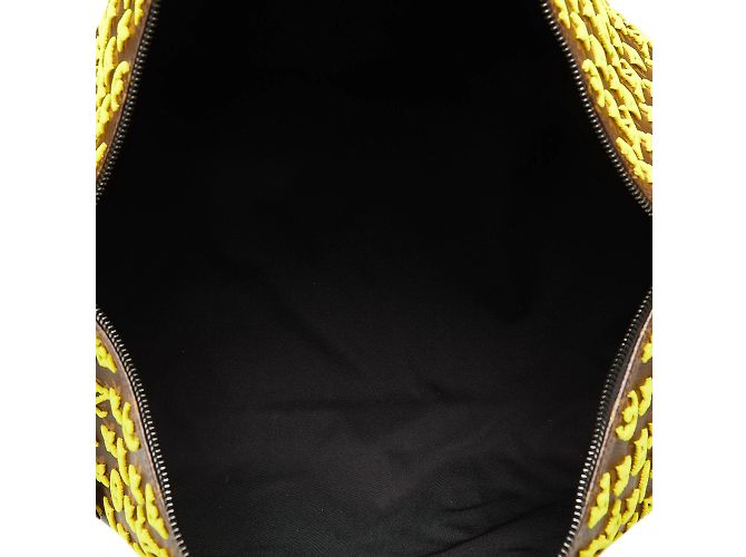 Keepall LOUIS VUITTON Sacs de voyage Triangle Jaune - vue 5