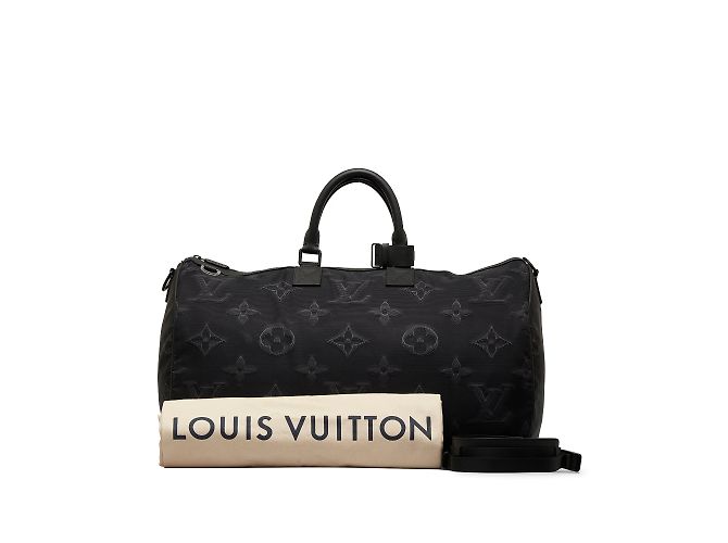 LOUIS VUITTON Borse da viaggio Keepall Nero - vista 10