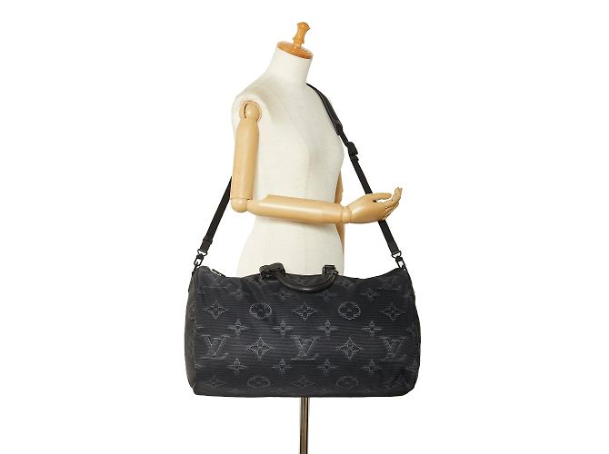 LOUIS VUITTON Borse da viaggio Keepall Nero - vista 9