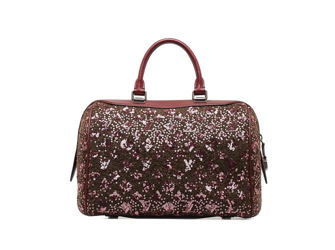 Speedy LOUIS VUITTON Sacs à main Sunshine Express Rouge - vue 3