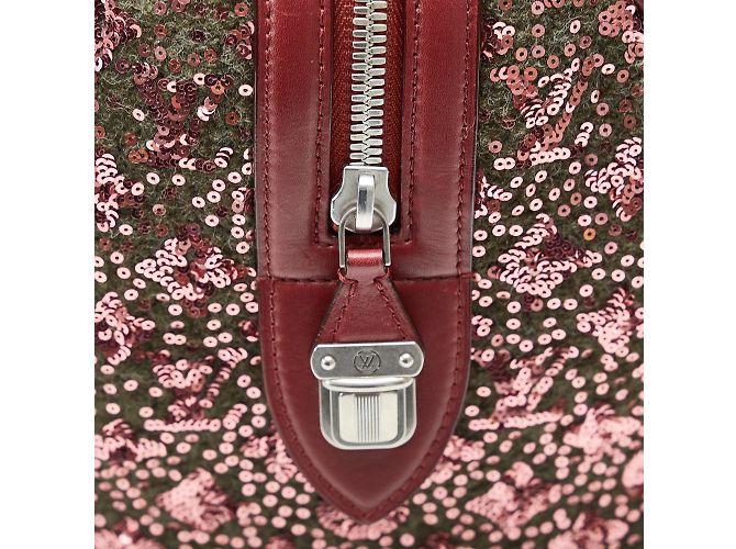 Speedy LOUIS VUITTON Sacs à main Sunshine Express Rouge - vue 8