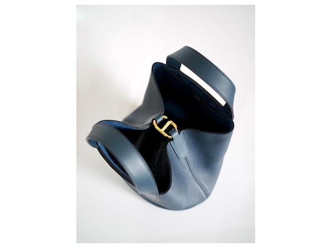 Hermès In-The-Loop 23 Blu Pelle - vista 7