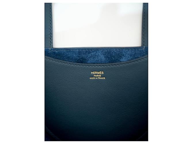 Hermès In-The-Loop 23 Blu Pelle - vista 8