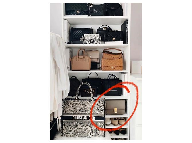 Céline Classic Medium Taupe Mouse Bag Hellbraun - Ansicht 3