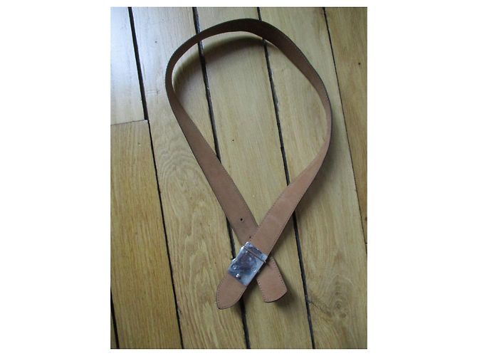 Moschino Anthracite leather belt. Dark grey - view 5