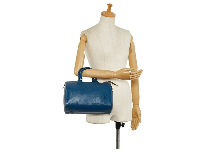 Speedy Louis Vuitton schnell 25 Blau - Ansicht 7