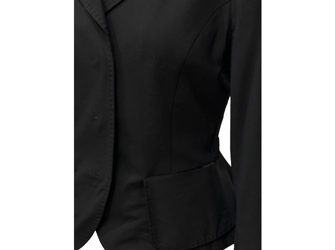 Fendi Black Wool Jacket M - view 6