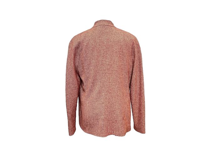 Burberry Red Wool Jacket L - view 3